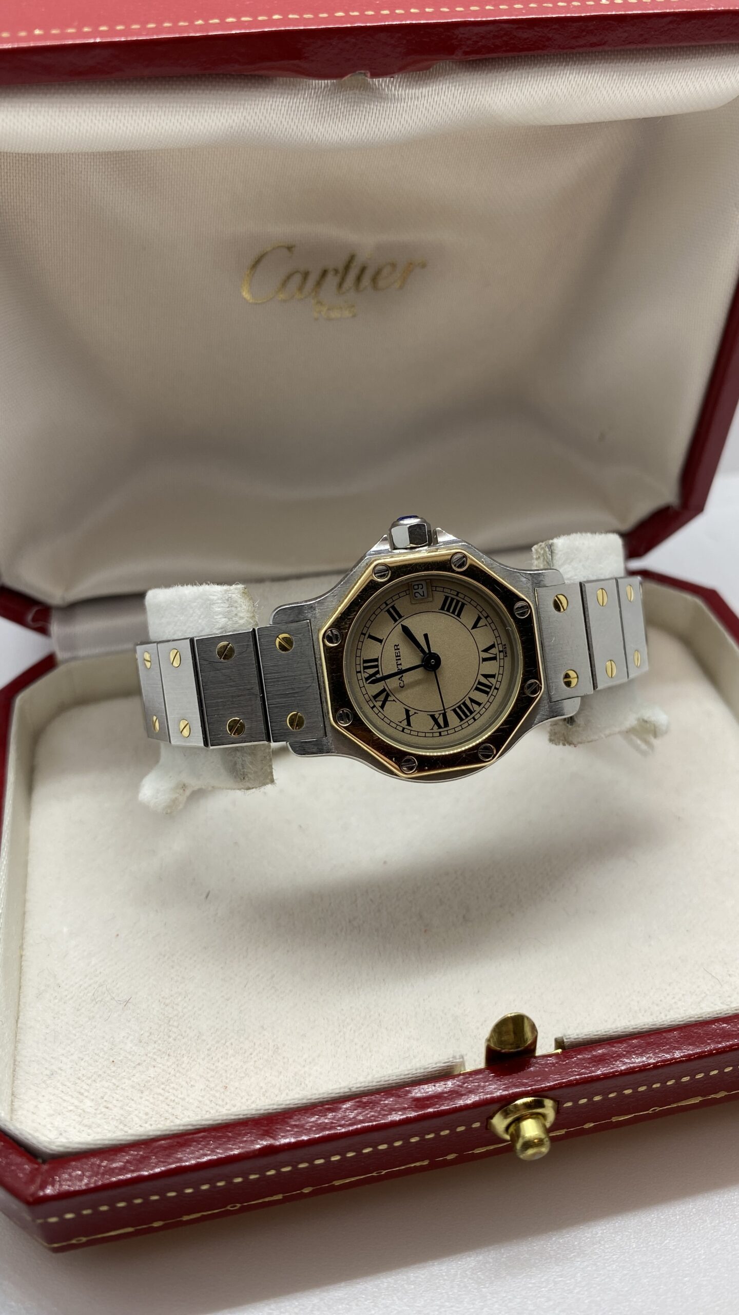 CARTIER SANTOS OCTAGON QUARZO 187903