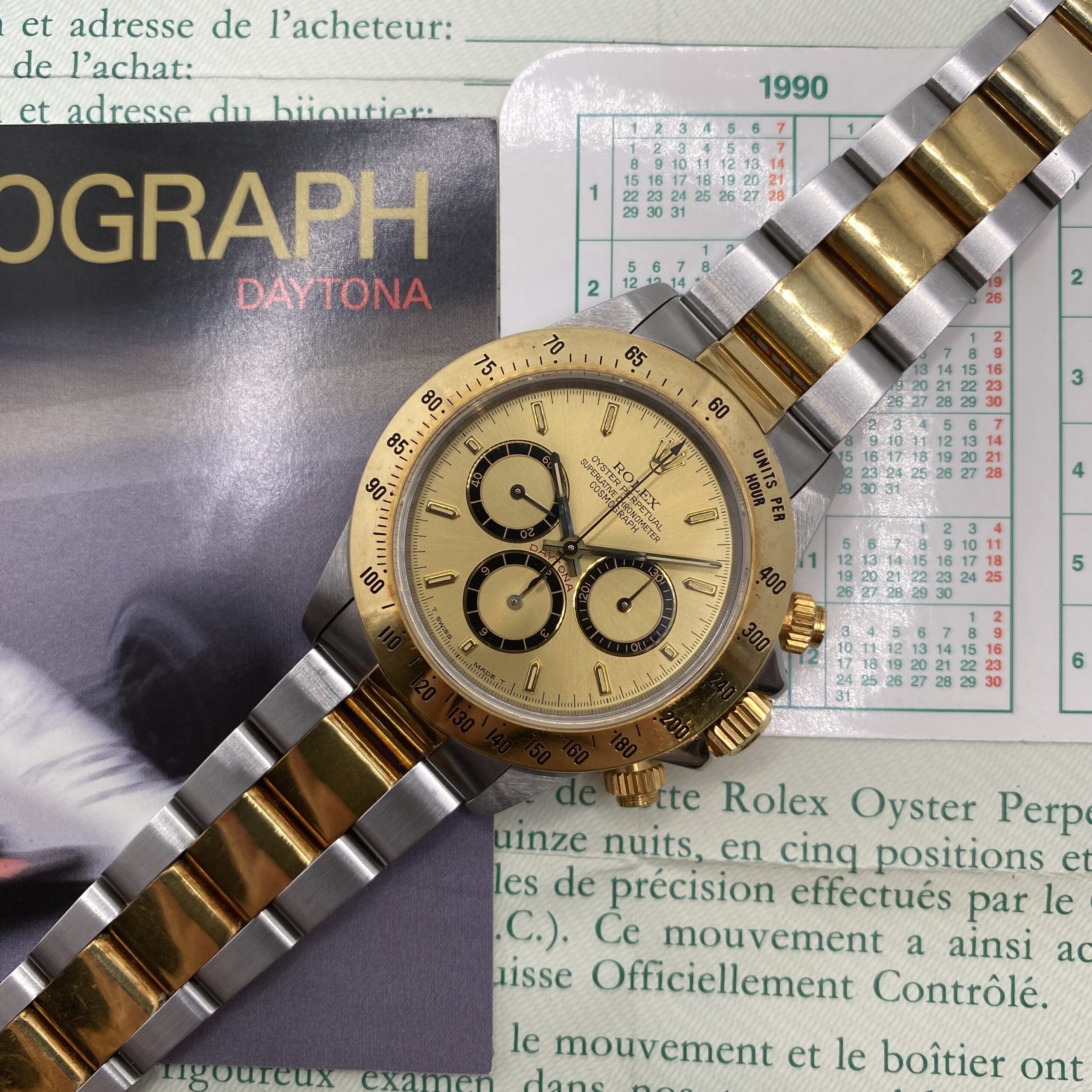Rolex Daytona acciaio oro usato Bergamo Gamba Orologi