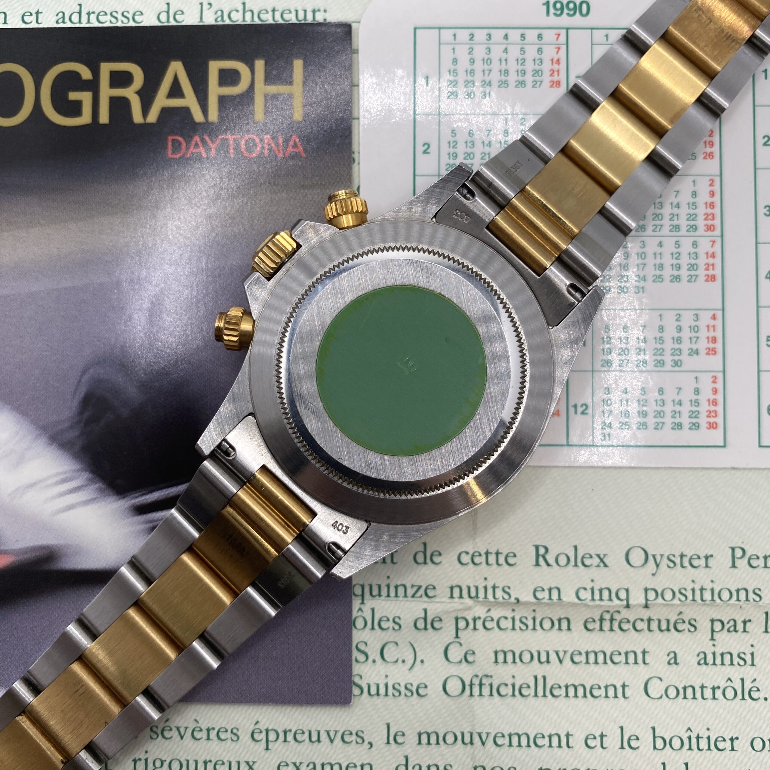 Rolex Daytona acciaio oro usato Bergamo Gamba Orologi