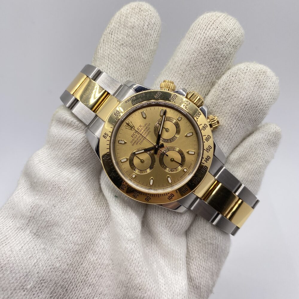 Rolex Daytona acciaio e oro usato Bergamo Gamba Orologi