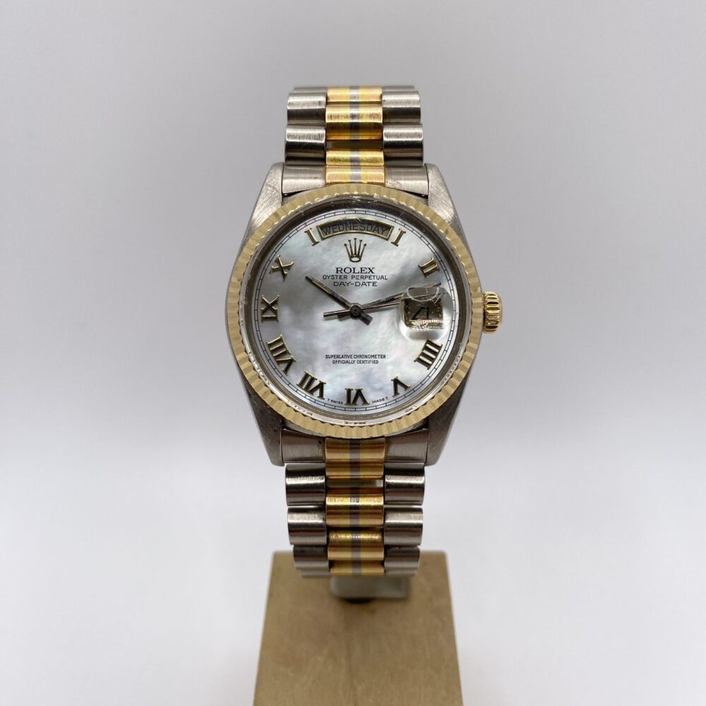 Rolex Day-Date tridor oro usato Gamba Orologi Bergamo