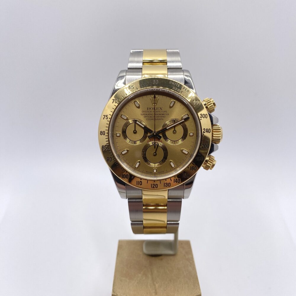 Rolex Daytona acciaio e oro usato Bergamo Gamba Orologi
